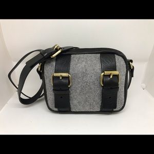 Black and gray small crossbody